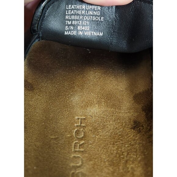 Tory Burch Charm Mules Flat Slip-on Black Genuine Leather Natural Cork US Size 7 - Picture 12 of 14